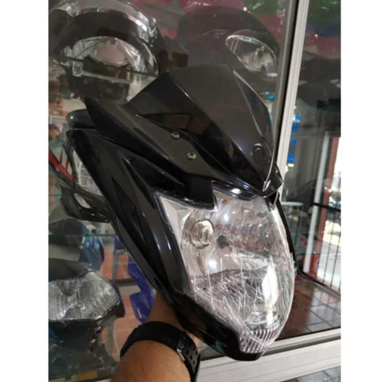 Carena Con Farola Yamaha Fz 2.0 Color Negro